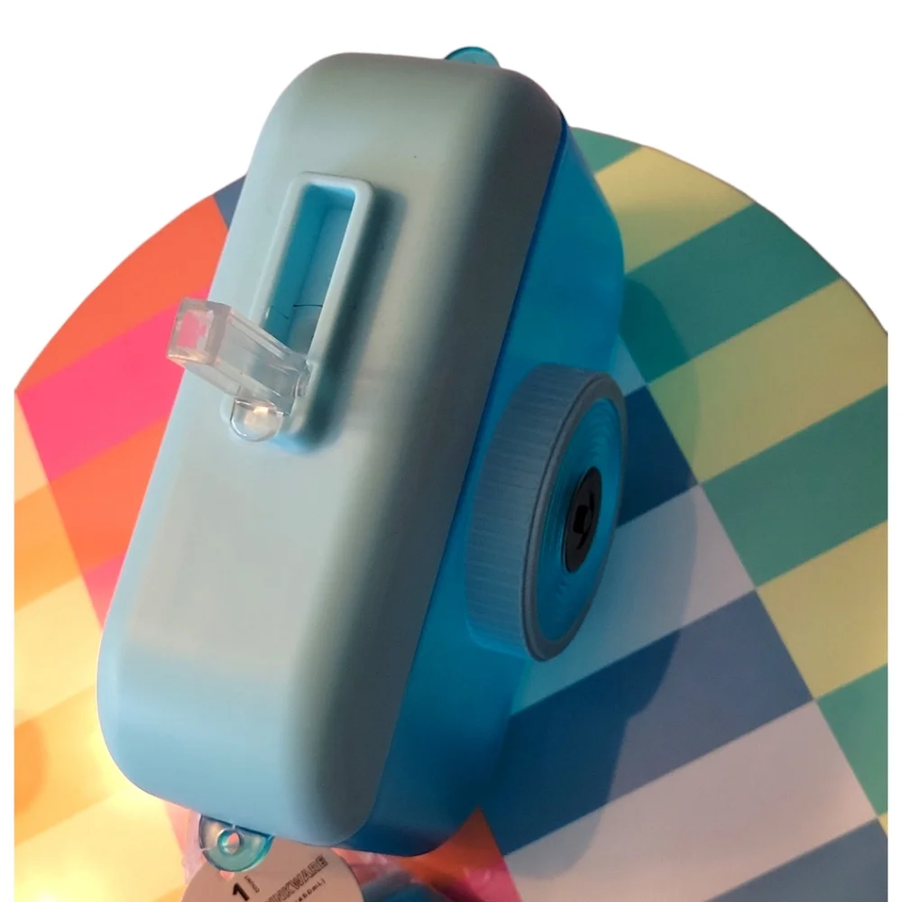 Target Bullseye Playground Blue Camera Sip Bottle NWT Viral Cup 15.2 fl oz